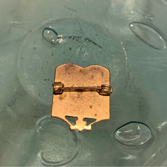 Vintage enameled 10 commandments pin with star of david. - Picture 2 of 4